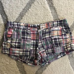 Plaid shorts